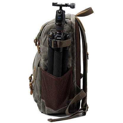 Margaret River waxed canvas camera backpack — Beverley Lane