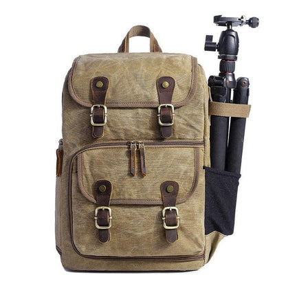 Margaret River waxed canvas camera backpack — Beverley Lane