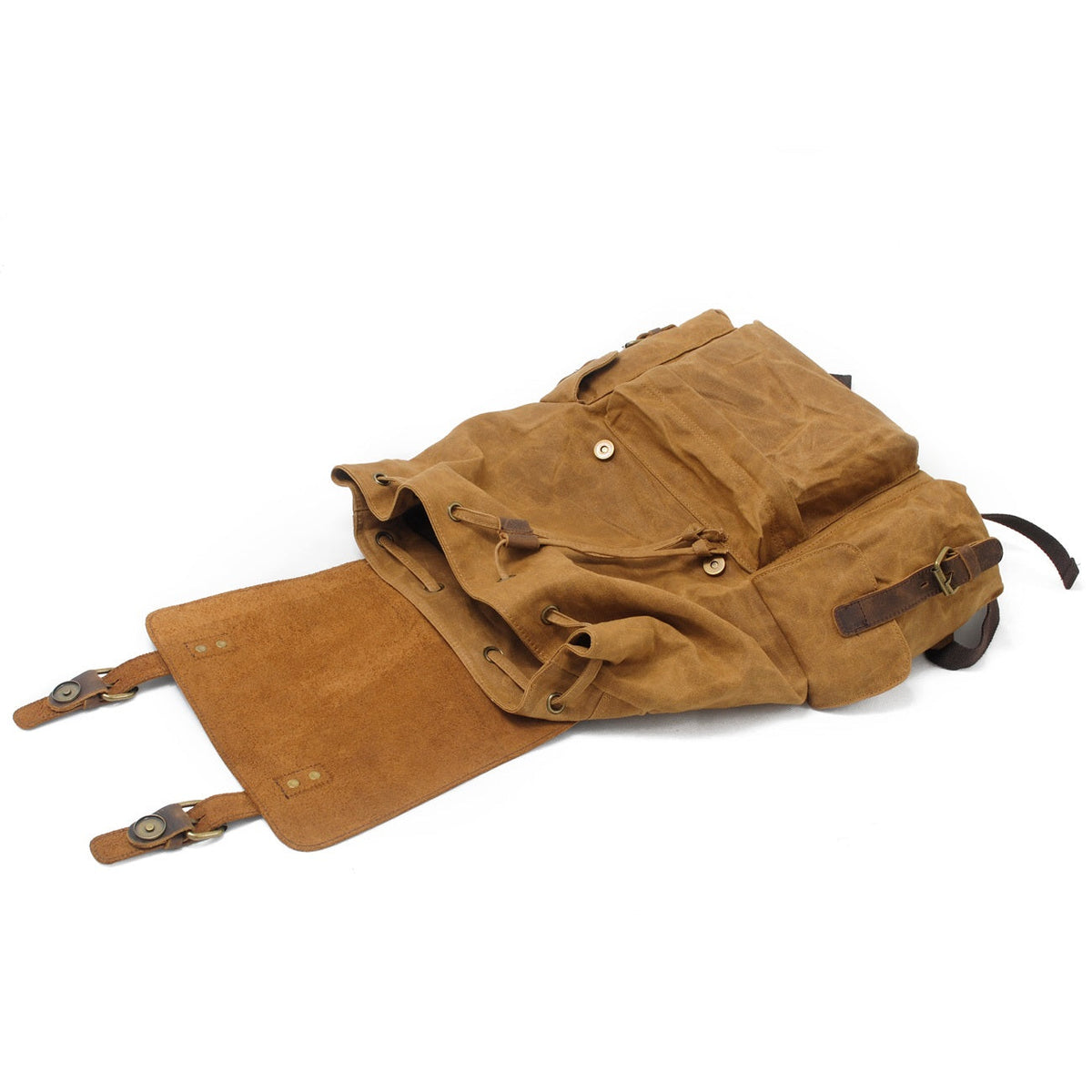 Auckland waxed canvas backpack — Beverley Lane