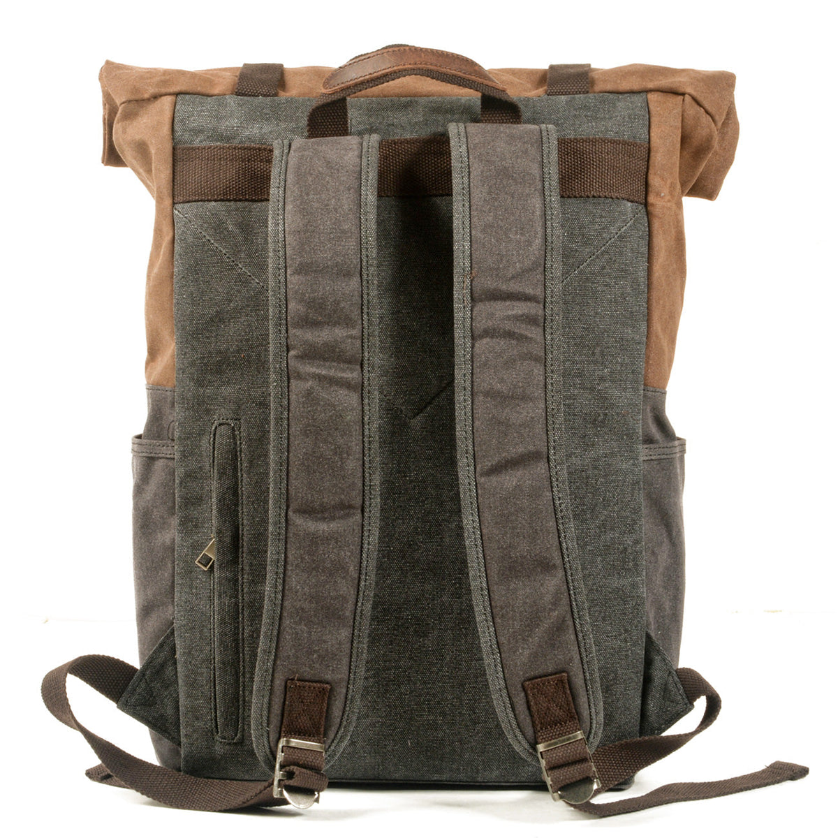Napier waxed canvas rolltop backpack — Beverley Lane