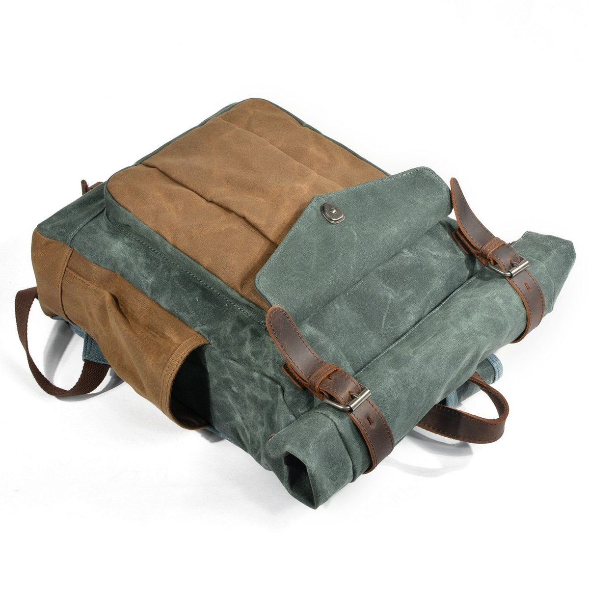 Wellington waxed canvas rolltop backpack — Beverley Lane