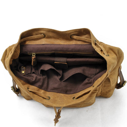 Auckland waxed canvas backpack — Beverley Lane
