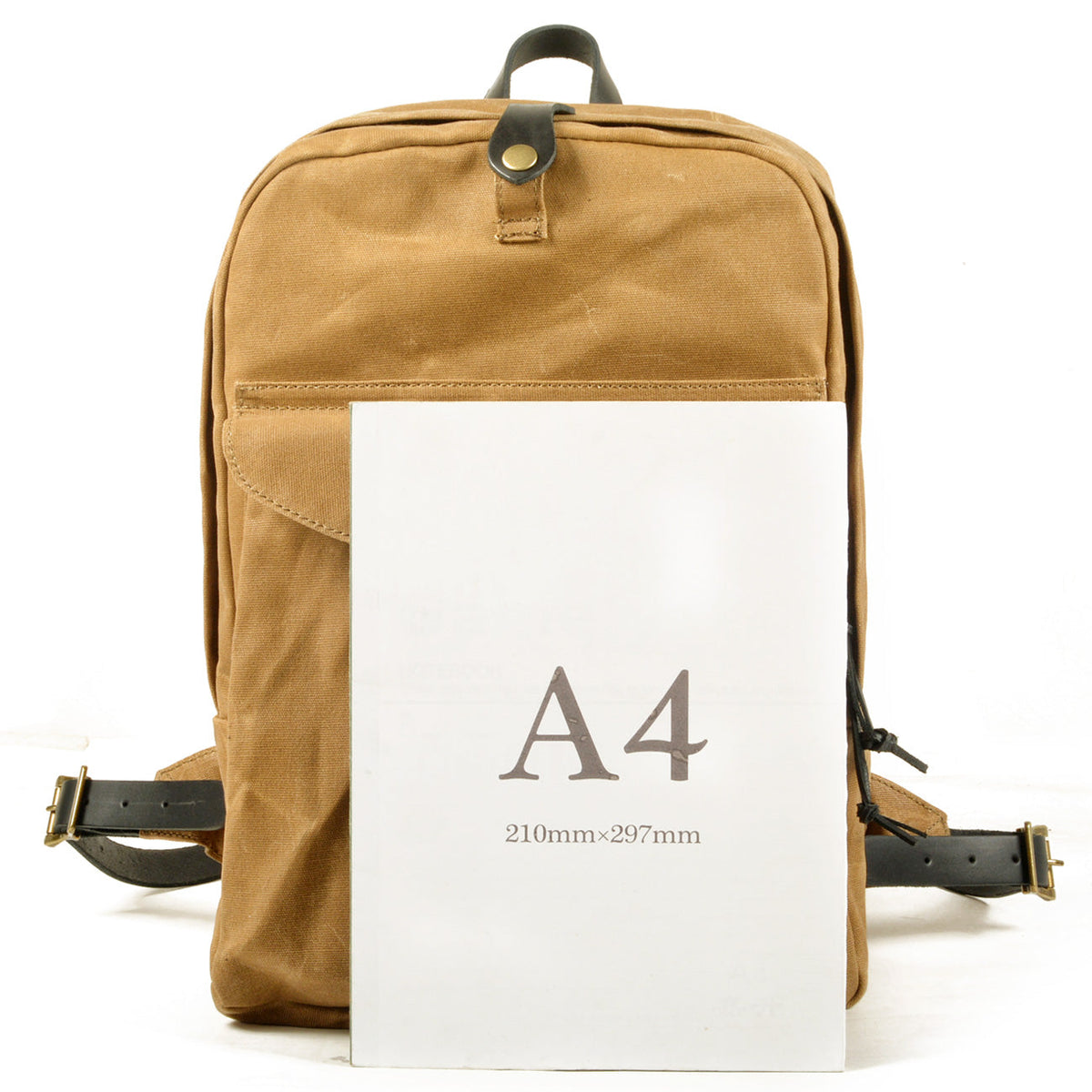 Broome waxed canvas backpack — Beverley Lane