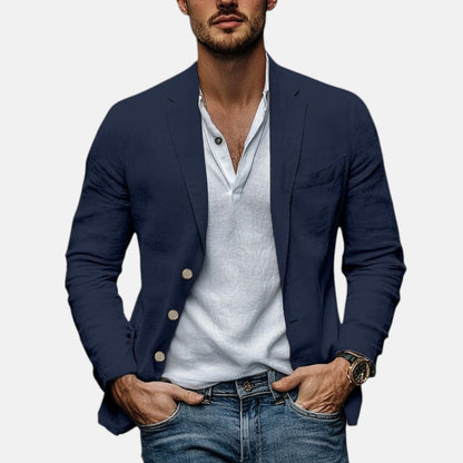 Renzo | Elegant Lightweight Linen Summer Blazer for Men