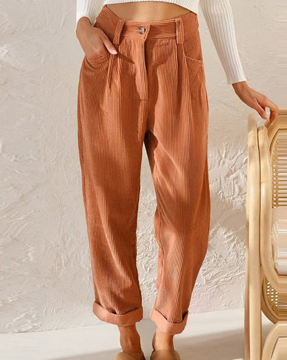 Kathleen | Vintage-Inspired Wide-Leg Casual Pants